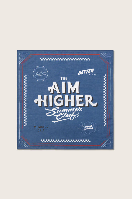 Aim Higher Club X Imaginary Mechanic Summer Club Bandana/ Navy