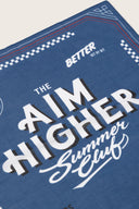 Aim Higher Club X Imaginary Unisex Mechanic Summer Club Bandana/ Navy