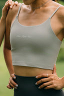 Aim Higher Club Activewear SoftHug Tank Top/ Mink Grey