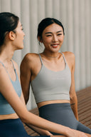 Aim Higher Club Activewear SoftHug Tank Top/ Mink Grey