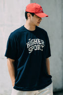 Aim Higher Club Unisex Sport Distressed Tee/ Navy