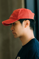 Aim Higher Club Unisex Light Washed Classic Script Cap/ Red