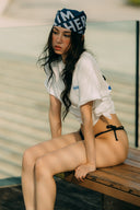 Aim Higher Club X Imaginary Unisex Mechanic Summer Club Bandana/ Navy