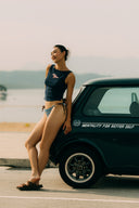 Aim Higher Club X Imaginary Mechanic Summer Club Sleeveless Top/ Navy