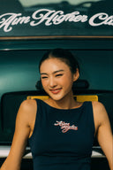 Aim Higher Club X Imaginary Mechanic Summer Club Sleeveless Top/ Navy