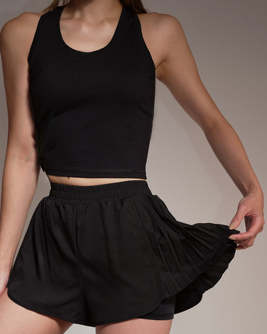 Aim Higher Club Active to Street Pleat Skort/ Black