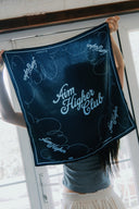 Aim Higher Club Core Satin Bandana/ Navy