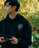 Aim Higher Club Unisex Faculty of Sports Emblem Soft Hoodie/ Navy