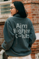 Aim Higher Club Unisex Faculty of Sports Fleece Full-Zip Jacket/ Grey