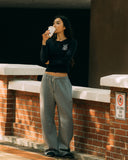 Aim Higher Club Unisex Faculty of Sports Soft Curved Sweatpants/ Flecking Grey
