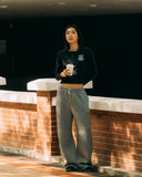 Aim Higher Club Unisex Faculty of Sports Soft Curved Sweatpants/ Flecking Grey