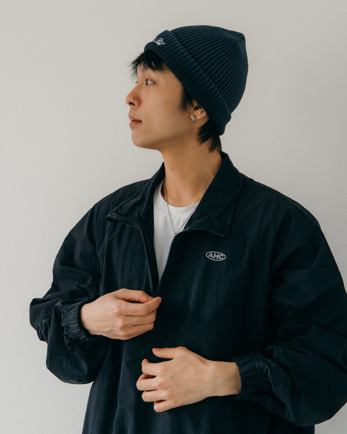 Aim Higher Club Half Zip Windbreaker/ Navy