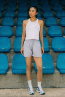 Aim Higher Club Unisex Oval Logo Nylon Shorts/ Baby Purple