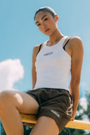 Aim Higher Club Unisex Oval Logo Nylon Shorts/ Brown