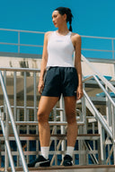 Aim Higher Club Core Oval Logo Tank Top/ White-Navy