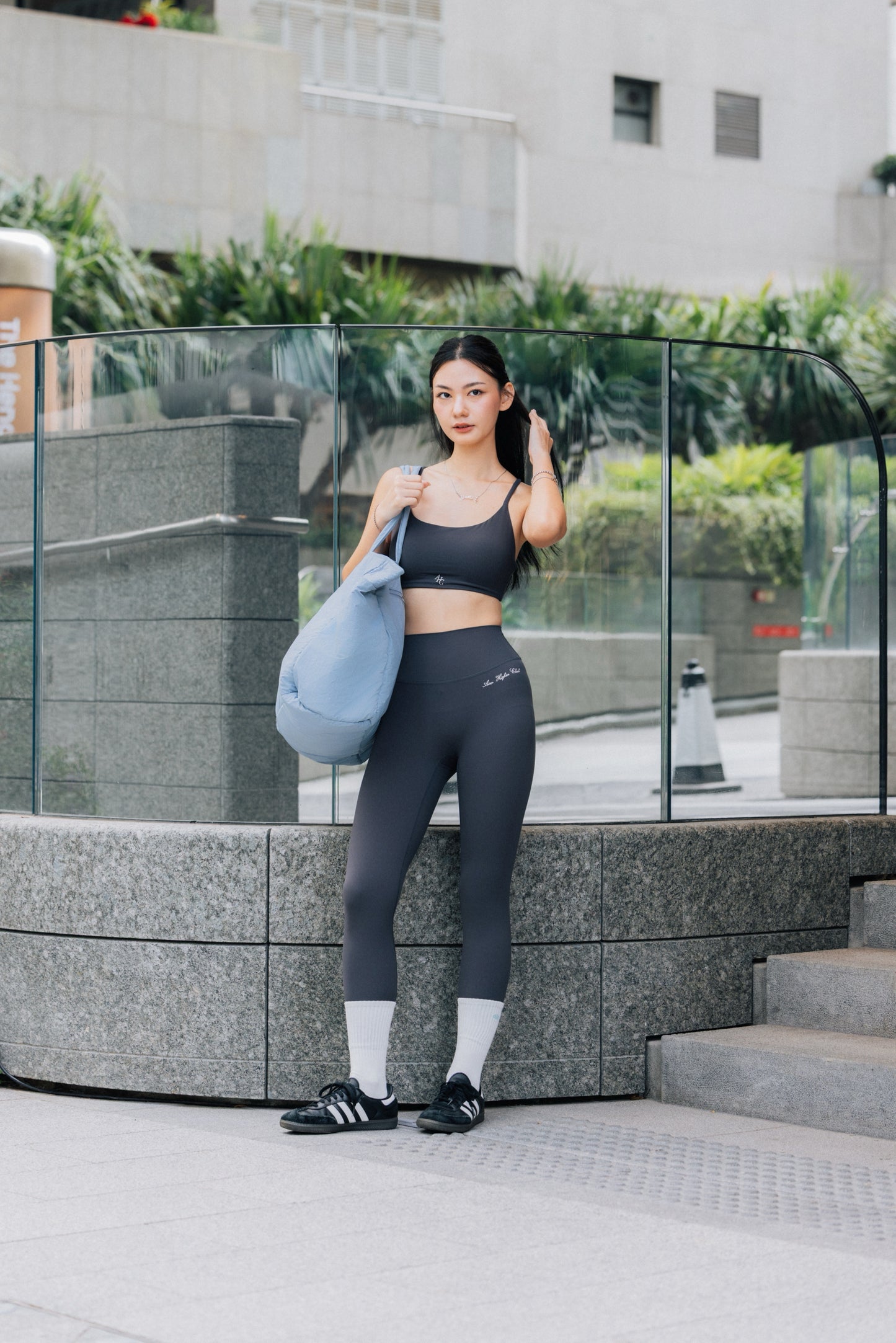 Aim Higher Club SoftHug Sports Bra/ Grey