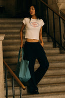 Aim Higher Club Core Wide Comfy Pants/ Navy