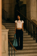 Aim Higher Club Core Wide Comfy Pants/ Navy