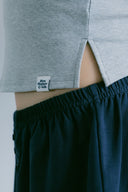 Aim Higher Club Essential Sleeveless Top / Flecking Grey
