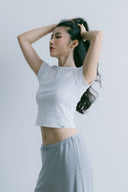 Aim Higher Club Essential Fitted Tee/ Off White