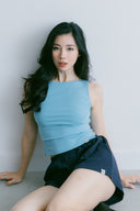 Aim Higher Club Essential Sleeveless Top/ Vintage Sky Blue