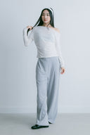 Aim Higher Club Essential Drop Shoulder Tencel™ Soft Top / Off White