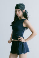 Aim Higher Club Essential Sleeveless Top / Navy