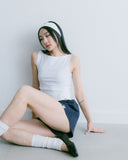 Aim Higher Club Essential Sleeveless Top / Off White