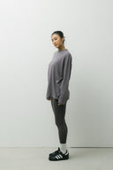 Aim Higher Club Unisex College Unisex Long Tee/ Grey
