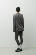 Aim Higher Club Unisex College Unisex Long Tee/ Grey
