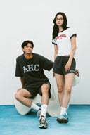 Aim Higher Club Sweat Shorts For Her/ Washed Charcoal