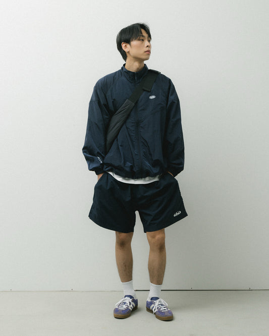 Aim Higher Club Blurry Logo Windbreaker/ Navy