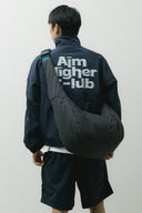 Aim Higher Club Unisex Blurry Logo Windbreaker/ Navy