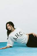 Aim Higher Club Unisex College Tee/  Flecking Grey