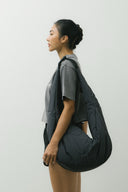 Aim Higher Club Unisex Lunar Puff Bag/ Dark Grey