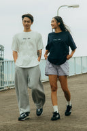 Aim Higher Club × Orbis Unisex Clarity Brings Courage Unisex Logo Tee/ Navy