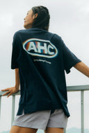 Aim Higher Club × Orbis Unisex Clarity Brings Courage Unisex Logo Tee/ Navy