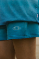 GROCERY X Aim Higher Club Sky Gradient Sweat Shorts For Her/ Blue