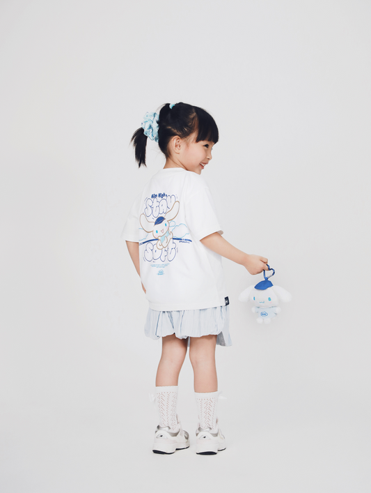 Aim Higher Club ♥ Cinnamoroll Kids Aim High Stay Soft Unisex Tee/ White