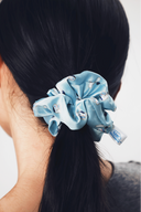 Aim Higher Club ♥ Cinnamoroll Monogram Scrunchie/ Baby Blue