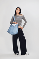 Aim Higher Club ♥ Cinnamoroll On The Bar Wide Comfy Pants/ Navy