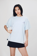 Aim Higher Club ♥ Cinnamoroll Unisex Jumping on the Cloud Tee/ Washed Baby Blue