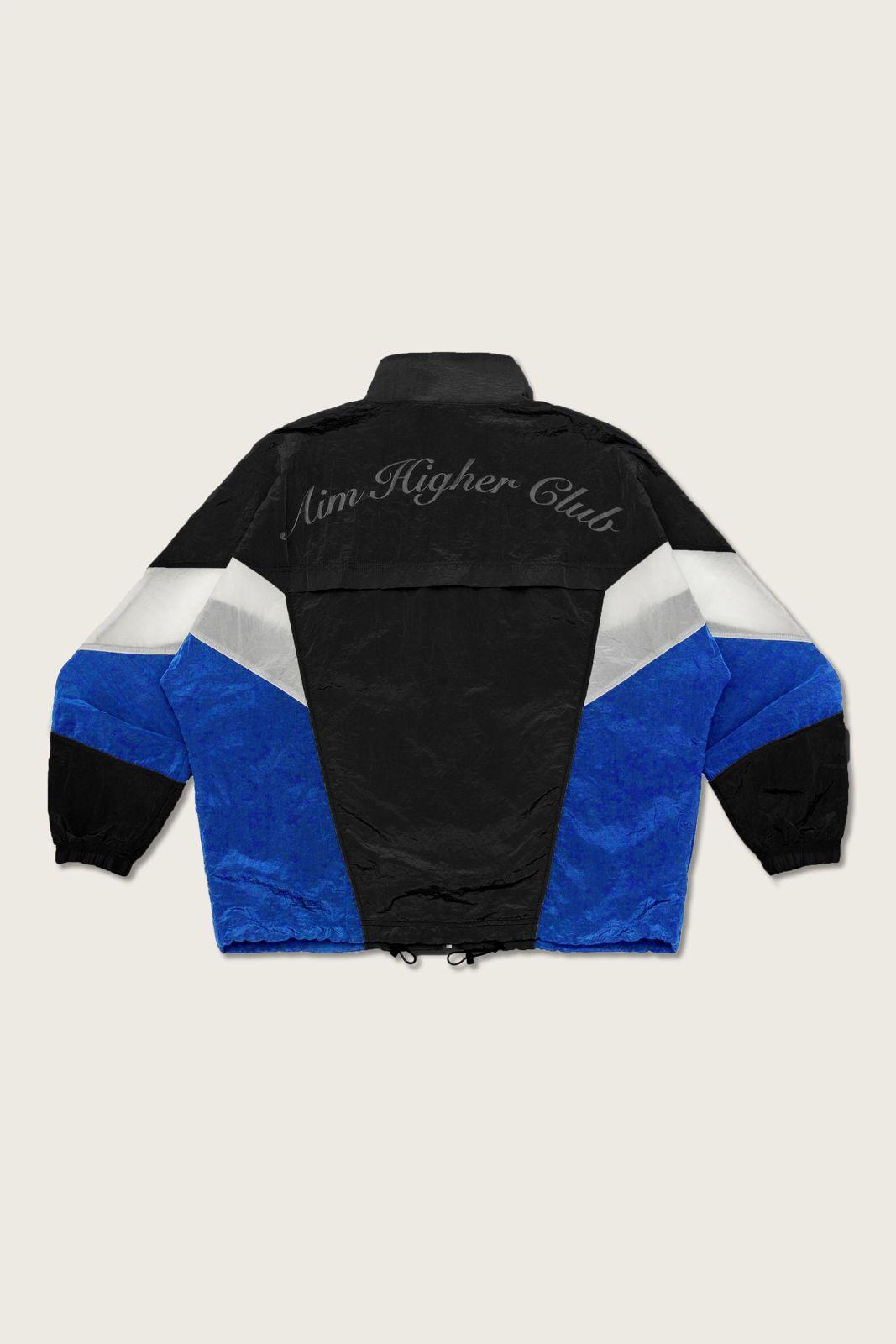Aim Higher Club 3-Color Tone Classic Windbreaker/ Black-Dazzling Blue