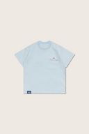 Aim Higher Club ♥ Cinnamoroll Kids Jumping on the Cloud Unisex Tee/ Washed Baby Blue