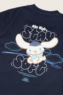 Aim Higher Club ♥ Cinnamoroll Unisex Aim High Stay Soft Tee/ Navy