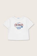 Aim Higher Club X Garden Life Bread Aim Higher Women Tee/ White