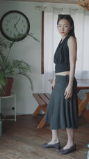 Aim Higher Club Core Handkerchief Skirt/ Heather Grey