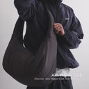 Aim Higher Club Unisex Lunar Puff Bag/ Dark Grey