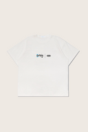 Aim Higher Club × Orbis Unisex Clarity Brings Courage Unisex Logo Tee/ White