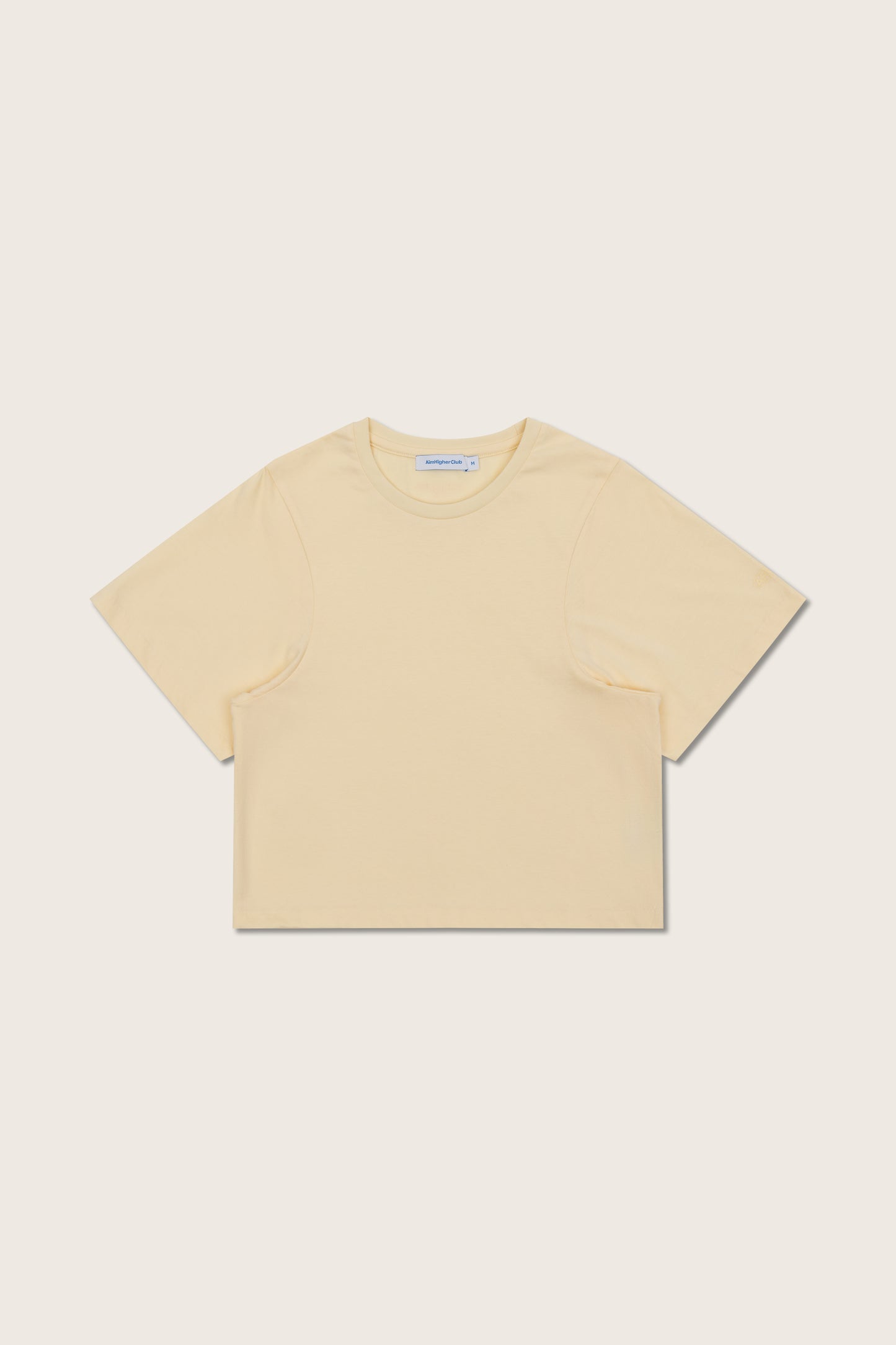 Aim Higher Club Basic Crop top/ Cream